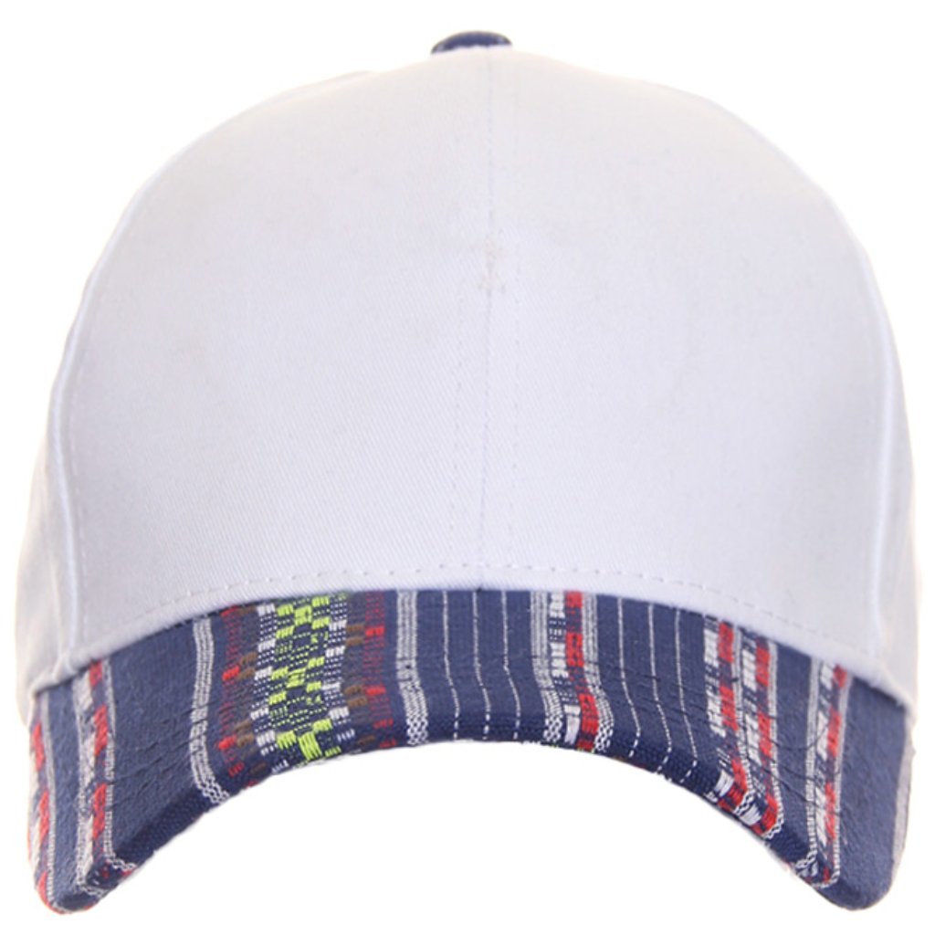 C.C Solid Color Geometric Visor Baseball Cap